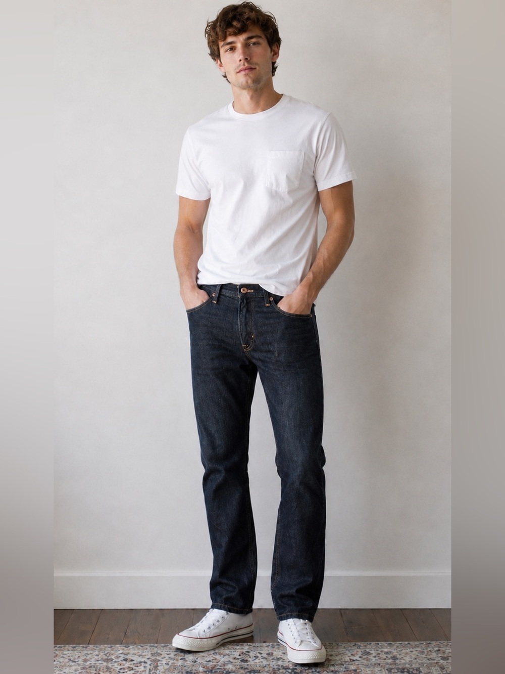 Lucky Brand 363 Vintage Straight Jeans Dark Wash Stretch Denim Men's Size 32x30